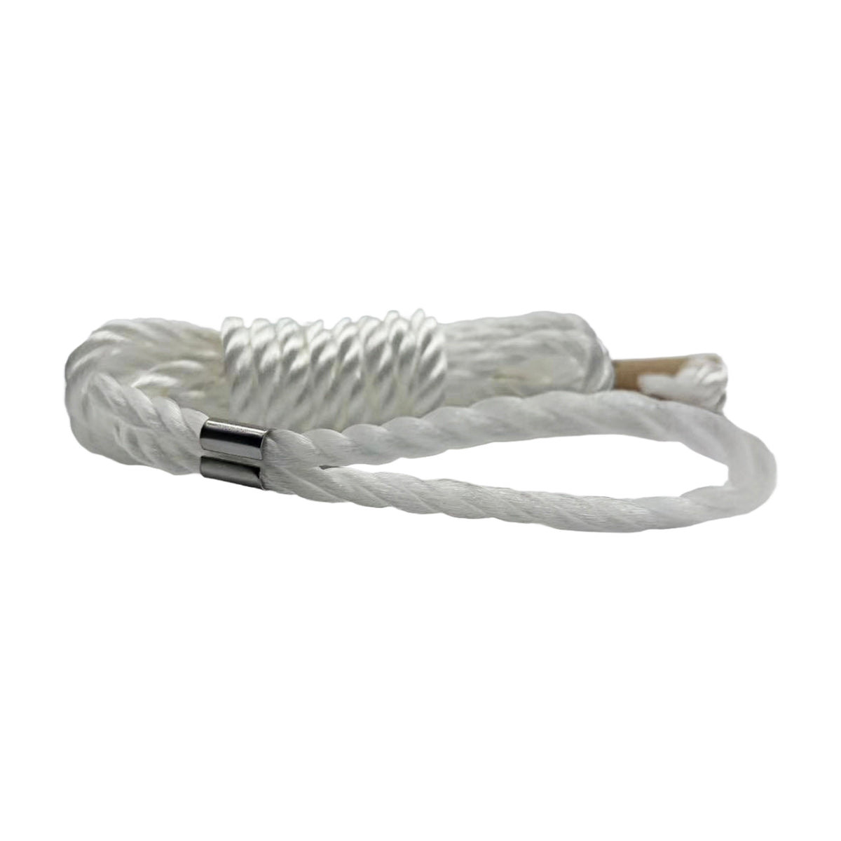 Bush Tracks 6mm Single Guy Rope With Wooden Runner & Spring