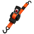 Retractable Automatic Ratchet Tie Downs, 38mm x 4m, 1000kg - 2 pack