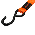 Retractable Automatic Ratchet Tie Downs, 25mm x 3.5m, 680kg - 2 pack