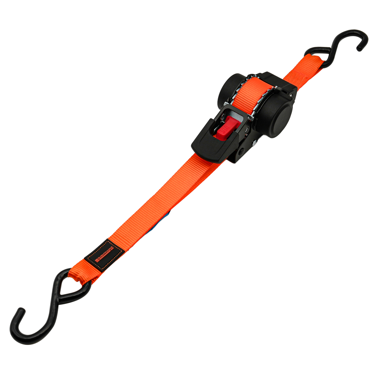 Retractable Automatic Ratchet Tie Downs, 25mm x 3.5m, 680kg - 2 pack