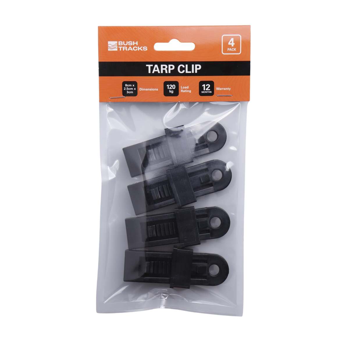 Bush Tracks Tarp Clip - 4 Pack