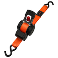Retractable Automatic Ratchet Tie Downs, 38mm x 4m, 1000kg - 2 pack
