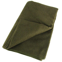 85% Wool Olive Blanket – Heavy-Duty Camping Blanket, 2.2m x 1.7m