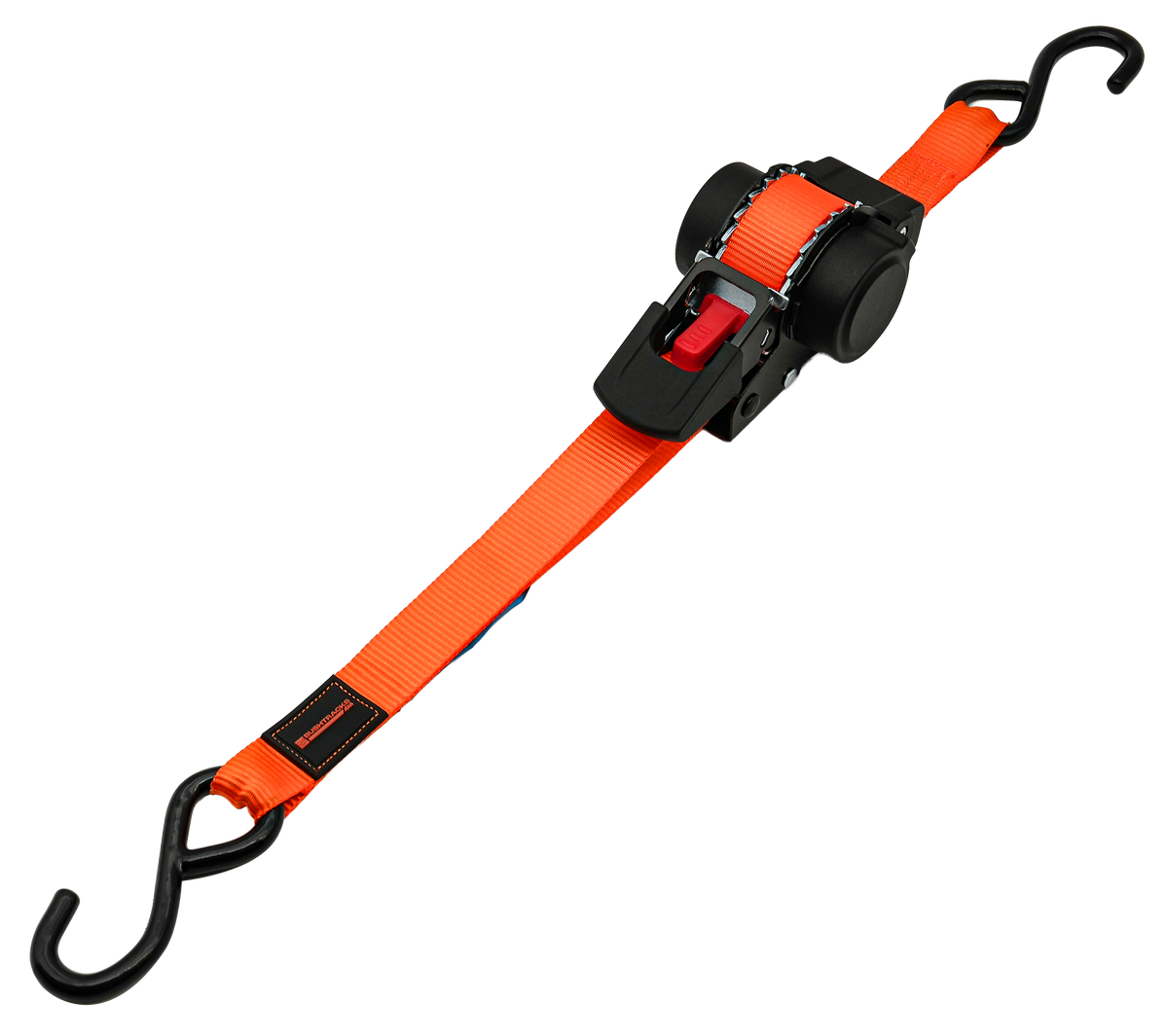 Retractable Automatic Ratchet Tie Downs, 25mm x 3.5m, 680kg - 2 pack