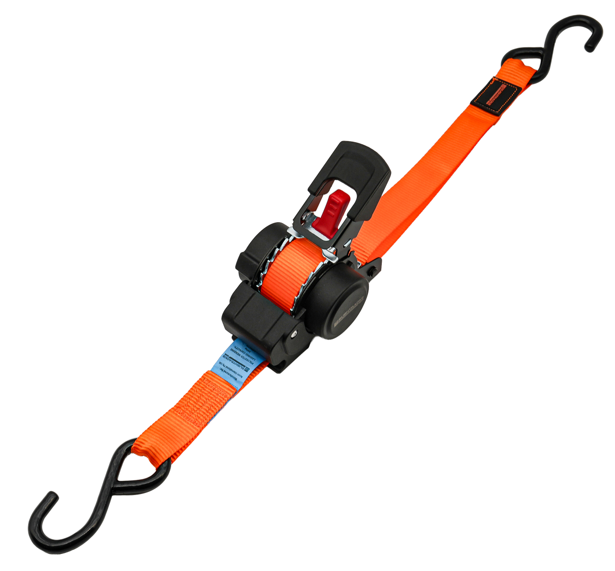 Retractable Automatic Ratchet Tie Downs, 25mm x 3.5m, 680kg - 2 pack