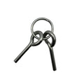Bush Tracks Double Ring & Pin Set (2 Pack) Silver