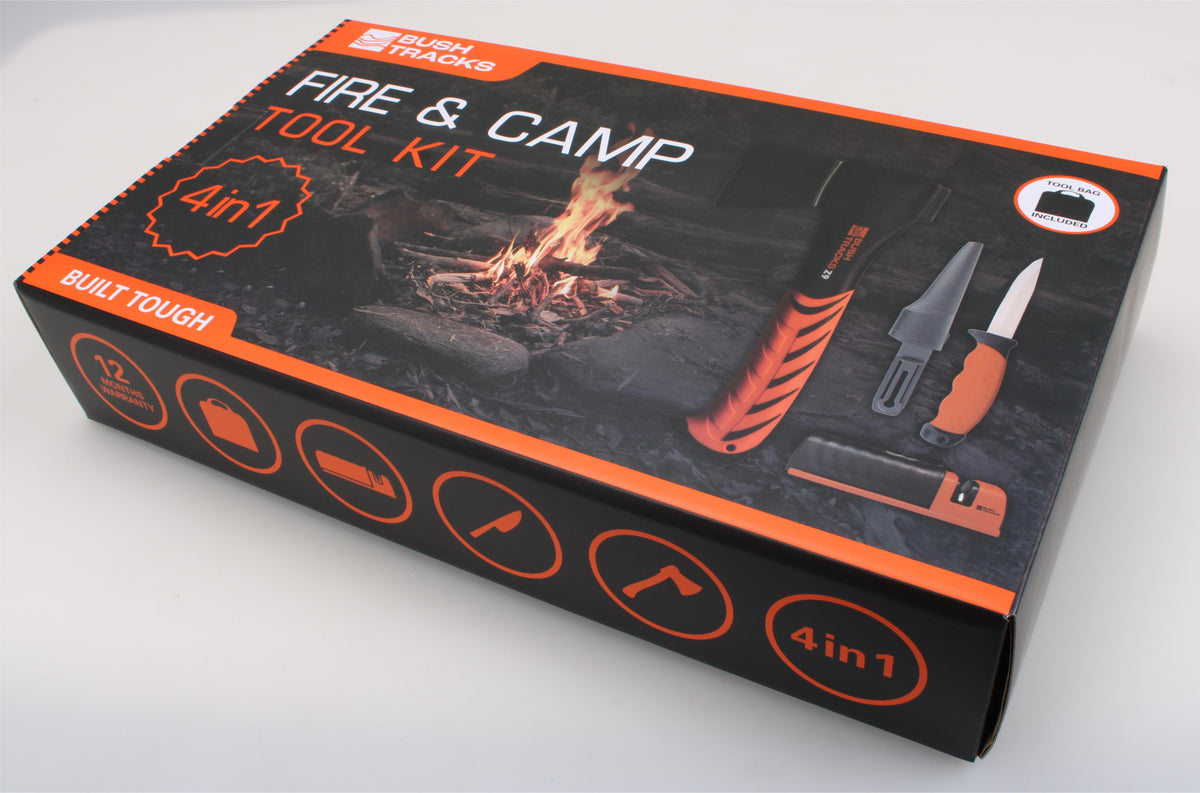 Bush Tracks Fire & Camp Tool Kit