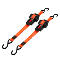 Retractable Automatic Ratchet Tie Downs, 25mm x 3.5m, 680kg - 2 pack