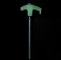 Glow In The Dark Screw in Tent Peg 16-Piece Set