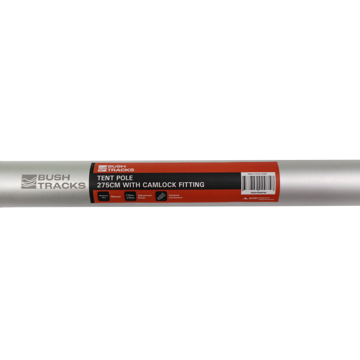 Bush Tracks Camlock Adjustable 275cm Tent Pole