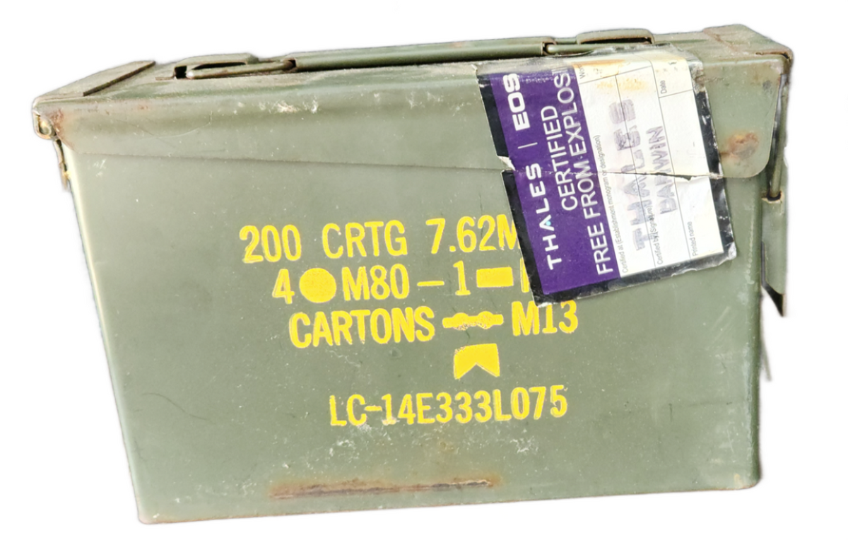 Steel 30 Cal Ammo Storage Box