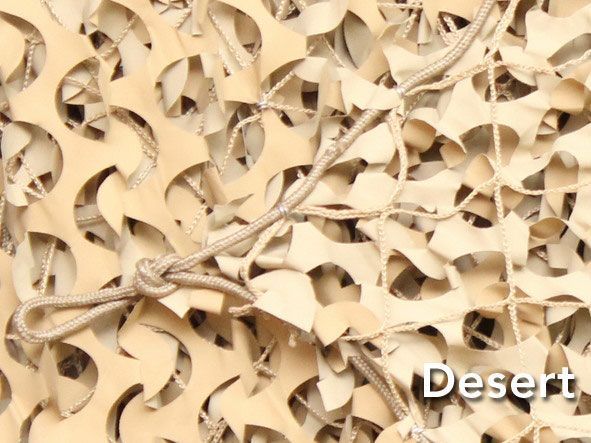 Desert Camo Net – 5.5m x 5.5m String Backed Camouflage Netting for Camping, Hunting & Outdoor Shelters