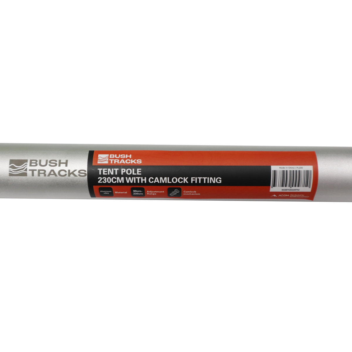 Bush Tracks Camlock Adjustable 230cm Tent Pole